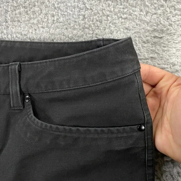 Lululemon ABC Slim-Fit 5 Pocket Pant Utilitech Mens 34x32 Black 5-Pocket M5ABNS - Picture 3 of 10